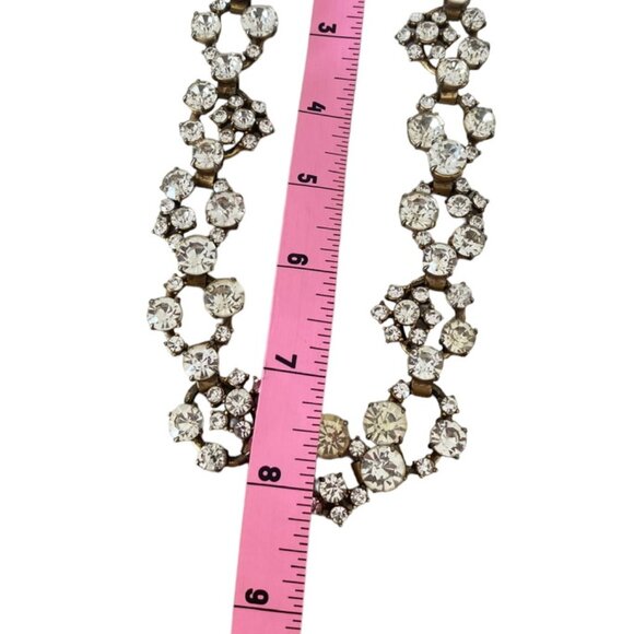 J CREW Crystal open circles statement necklace - Picture 7 of 7